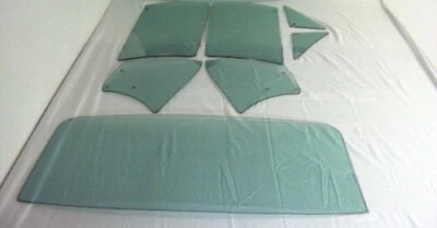 1968 Pontiac Tempest LeMans GTO 2DR Hardtop Glass Vent Door Quarter Back Green - Image 1 of 4