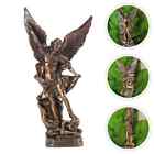 12 Inch Archangel St. Michael Slaying Demon Statue Figurine Resin Home Decor