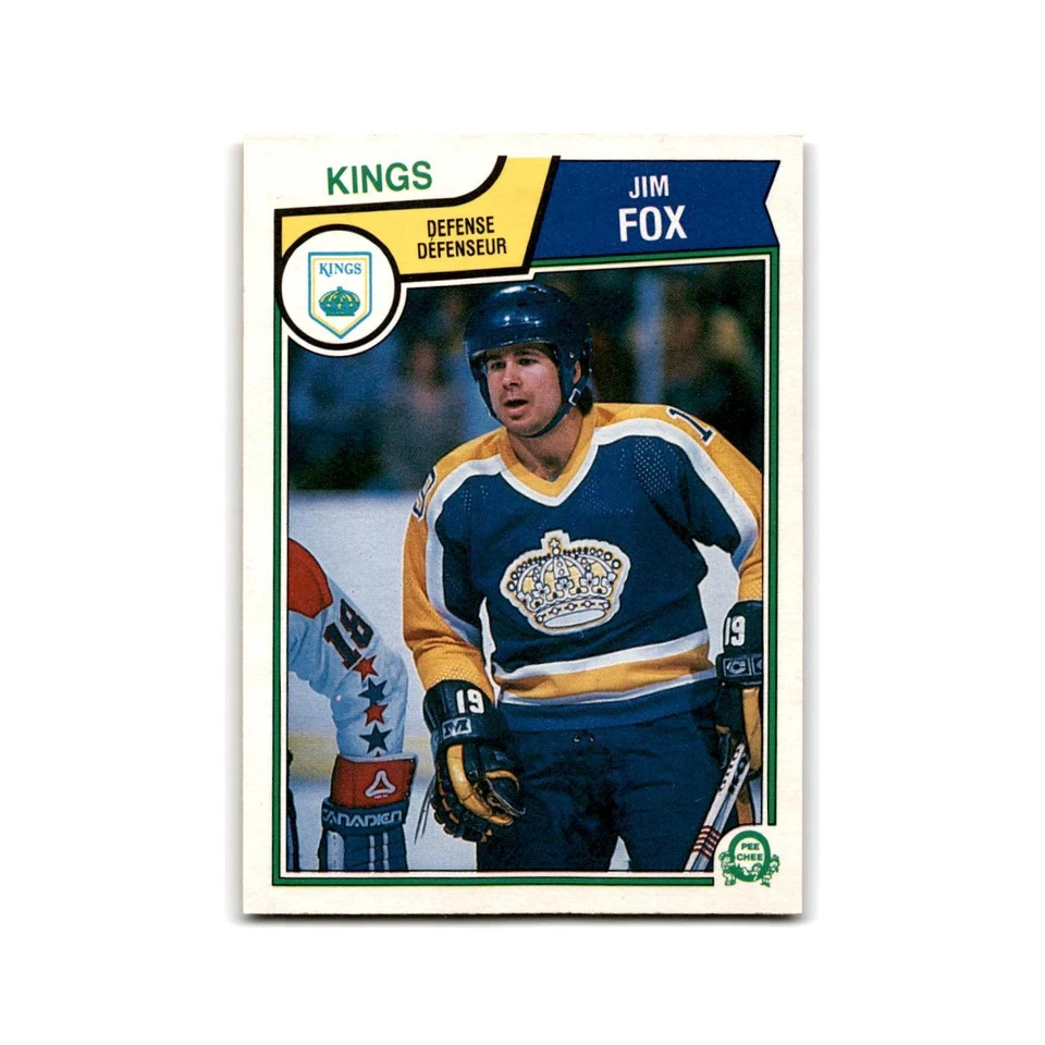 1983 O-Pee-Chee Jim Fox Los Angeles Kings #154 - Image 1 of 3