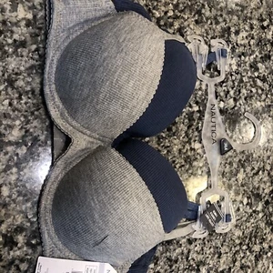 NAUTICA KIDS 36A 2 Pack Bra Grey And Blue - Picture 1 of 7