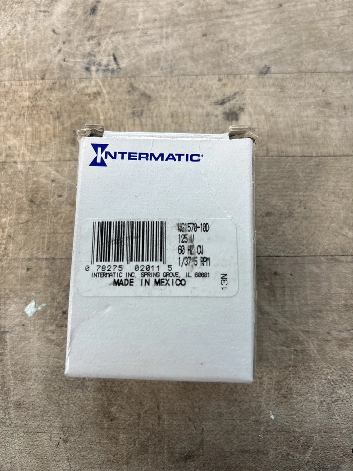 Двигатель Intermatic WG1570-10D 125 В переменного тока, 60 Гц для T101, T103, T105 - Изображение 1 из 2