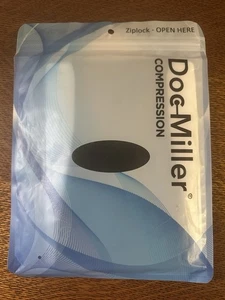 Doc Miller Calzino a compressione punta aperta un paio nero LG 20-30mm Hg NUOVO - Foto 1 di 3
