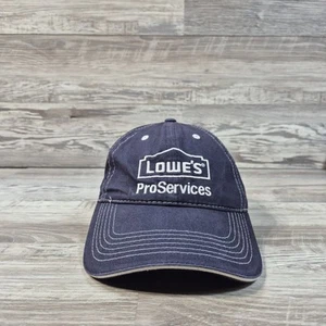 Lowes Pro Services Adult Mens Hat Cap Adjustable Strapback Embroidered Logo - Picture 1 of 10