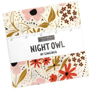 Night Owl Charm Pack by Gingiber for Moda Fabrics - Picture 1 of 3