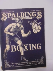 Boxing Book Self Defense Spalding's Athletic Library 1902  How to Become a Boxer - Picture 1 of 1