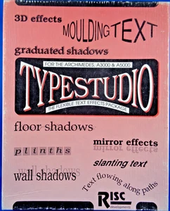 ACORN ARCHIMEDES -- TYPESTUDIO (RISC DEVELOPMENTS) - Bild 1 von 3