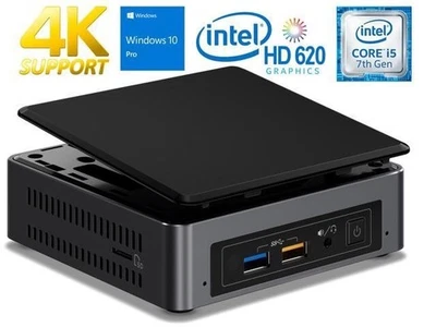 Mini PC Intel NUC NUC7i5BNK i5 7260U @2,2 GHz 8 GB RAM DDR4 256 GB SSD Win 10 Pro Foto 1 de 4