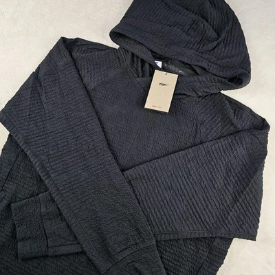 ✅ Sudadera con capucha Nike Yoga Nomad para hombre M Dri-Fit negra atletismo texturizada DV9875-010 ✅ Foto 1 de 4