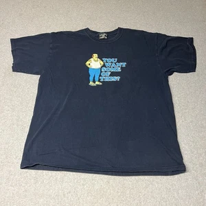 Vintage Y2K Adult Swim Aqua Teen Hunger Force Carl T Shirt Cartoon Network XL - Picture 1 of 7