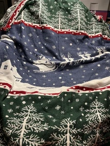 Holiday Throw Blanket- 44" x57" - Picture 1 of 2