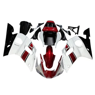 Kit de carenado rojo blanco para Yamaha YZF R6 1998-2002 carrocería de inyección de plástico ABS Foto 1 de 4