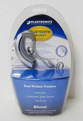 Plantronics Bluetooth Mobile Headset M2500 Wireless Sealed Hands-Free Talking - Image 1 of 2