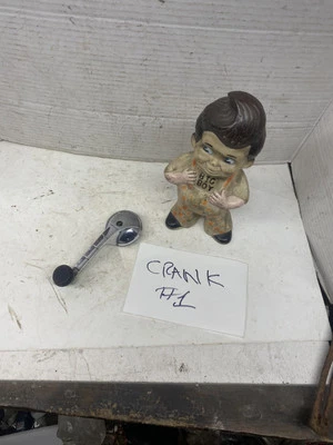 AMC Rambler de los años 50 o 60 perilla negra manivela de ventana perilla apretada Foto 1 de 4