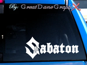 Sabaton - Vinyl Aufkleber Sticker - Farbauswahl - HOCHWERTIG - Bild 1 von 2