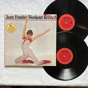 Jane Fonda's Workout Record - Michael Jackson, Sylvester,REO Speedwagon 2xLP - Picture 1 of 12