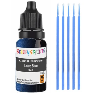 For Land Rover Loire Blue Paint Touch Up Code 942 Scratch Stone Chip Repair - Picture 1 of 10
