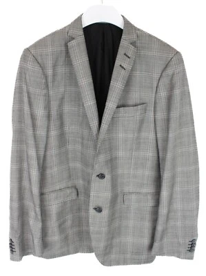Tiger Of Sweden Nordi Blazer Men (EU) 52 Wool Checked Notch Single Breasted - Image 1 of 4