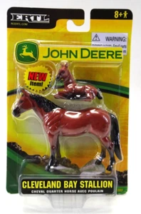 Ertl John Deere Cleveland Bay Hengst mit Fohlen 35390 2005 Factory Sealed Package - Bild 1 von 2