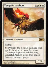 Vengeful Archon *Rare* Magic MtG x1 M11 MP