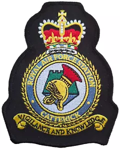 Insignia parche bordado RAF Catterick Royal Air Force Station - EXCLUSIVA - Imagen 1 de 8