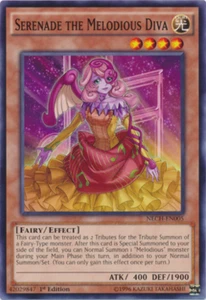 Serenade the Melodious Diva - NECH-EN005 - Common - 1st Edition - YuGiOh - Picture 1 of 1