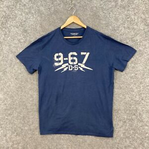 Ralph Lauren T-Shirt Mens Size XL Blue Short Sleeve Crew Neck 347.03