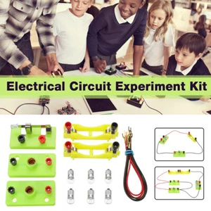 Kids School DIY Electric Circuit Kit Science Teaching Learning Experiment Toys - Picture 1 of 8