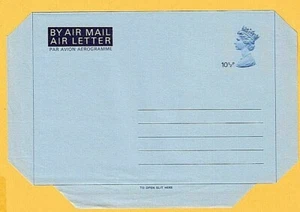 Papelería postal GB QEII - Febrero 1979 - CARTA AÉREA - 10,5p - Sin usar - Muy fina - Imagen 1 de 2