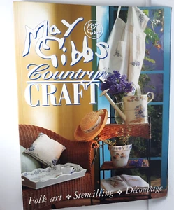 May Gibbs Country Craft with attached Pattern Sheet Stencilling Decoupage 1995 - Bild 1 von 7