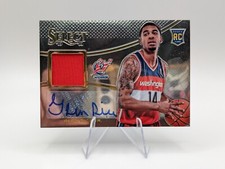 Glen Rice Jr. 2013-14 Panini Select Swatch Auto RC #3 Wizards
