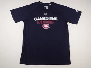 Montreal Canadiens Adidas NHL Pro stock Short Sleeve Player Shirt Gym XL - Picture 1 of 4