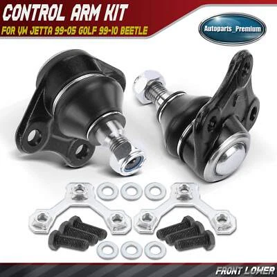 2 piezas rótula inferior delantera para Volkswagen Jetta 1999-2005 Golf 1999-2010 Beetle Foto 1 de 4