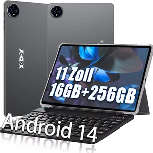 BlackCase TABTAB Q17 4G Tablet 11 Zoll Andriod 14 16GB+256GB 8000mAh Widevine L1 - Bild 1 von 22