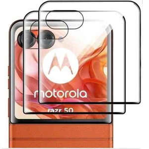 Moto Razr 50 50s Ultra 50Ultra Full Cover Curved Tempered Glass Screen Protector - Picture 1 of 6