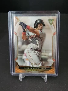 Andrew Benintendi 2019 Triple Threads #15. #d/199 Amber Parallel - Picture 1 of 3
