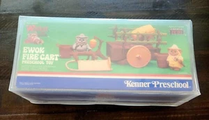 1984 Hasbro Star Wars ROTJ Ewok Fire Cart Sealed Graded CAS NOT AFA 85 RARE - Picture 1 of 3