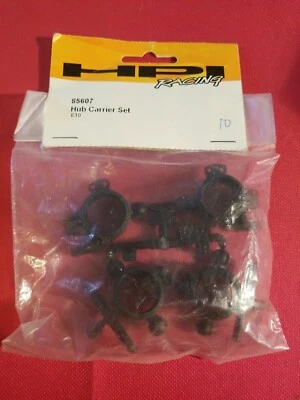 Vintage HPI Racing #85607 Hub Carrier Set (4pcs) E10 new in original packaging ! - Image 1 of 4