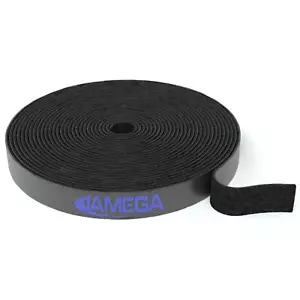Klett-Kabelbinder 10m x 15mm Klettband Rolle wiederverwendbar Klettverschluss - Bild 1 von 6