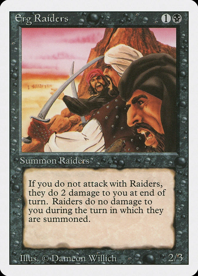 1x Erg Raiders - LP - Revised Edition - SPARROW MAGIC mtg - Image 1 of 1