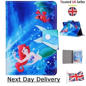 7 " 8 9.7 10.1 inch Tablet Case - Kids Tab Cover - Ariel Mermaid ~ Under the sea - Picture 1 of 12
