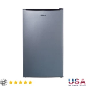 3.3 Cu Ft Reversible Door Mini Fridge 2 Adjustable Legs Thermostat Control New - Picture 1 of 10