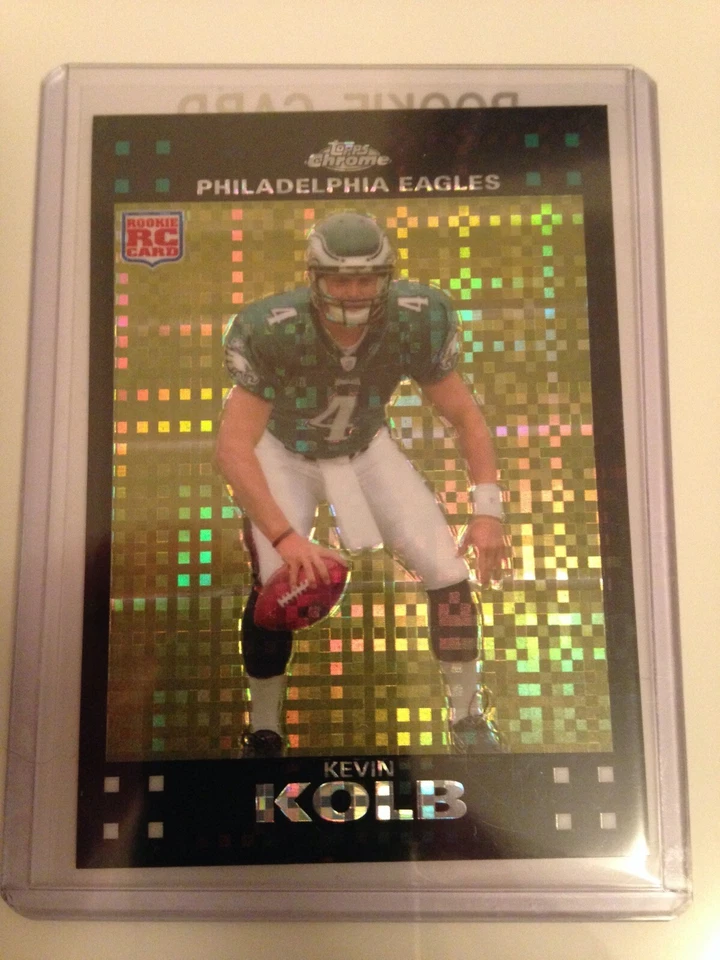 2007 Topps Chrome XFractor Kevin Kolb Eagles TC170 Low Shipping - Image 1 of 1