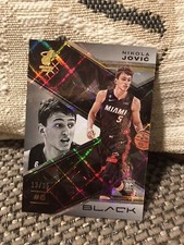 2022-23 Panini Black Nikola Jovic #91  13 /25 Rookie Heat
