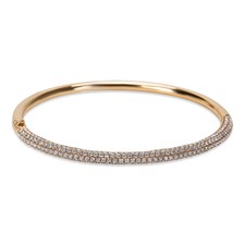 3-row Paved Diamonds Bracelet in 18kt Yellow Gold (2.50 CTW)
