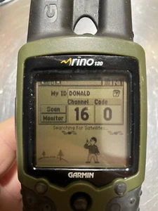 Garmin Rino 120 Handheld Hiking GPS Navigator & 2-Way Radio - Picture 1 of 4