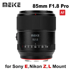 Meike 85mm F1.8 Pro Full Frame Auto Focus Lens for Fuji X Sony E Nikon Z L Mount - Picture 1 of 7