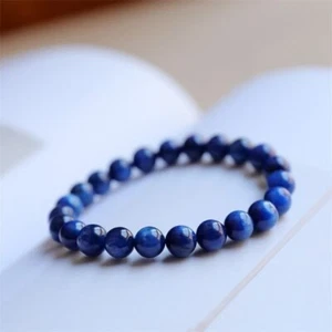 Natural Blue Apatite Stone Bracelet  10mm - Picture 1 of 5