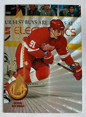 NHL SERGEI FEDOROV Red Wings 1994-95 Pinnacle Rink Collection CARD #150 - Image 1 of 3