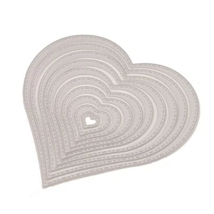 Heart Cutting Dies Stencil DIY Scrapbooking Embossing Album Paper Card - Picture 1 of 8