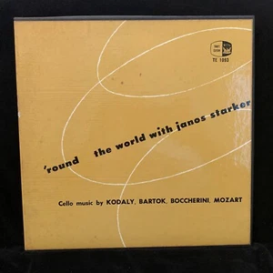 JANOS STARKER cello - Round The World... KODALY Sonatas - PERIOD TE 1093 3LP BOX - Picture 1 of 9